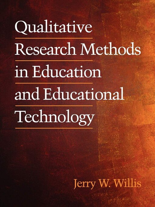 Cover image for Qualitative Research Methods in Education and Educational Technology